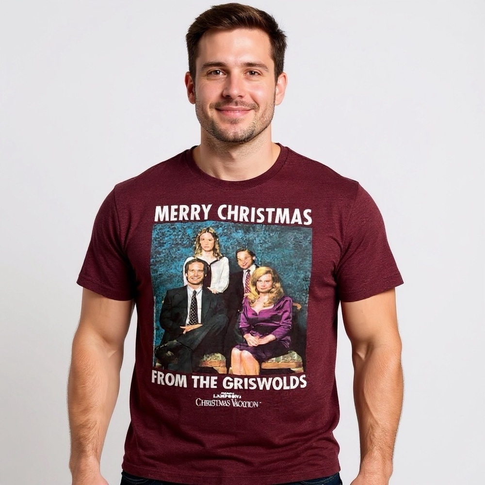 National Lampoon’s Christmas Vacation Griswold Family Christmas T-Shirt Men’s L
